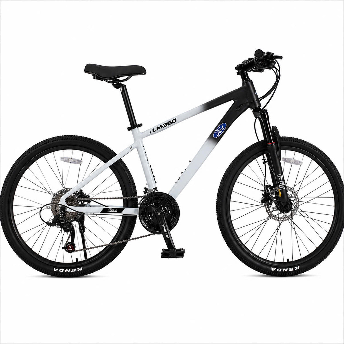 Ford LM360 Mountain Bike – 27-Speed Microshift, Sizes 26/27.5"