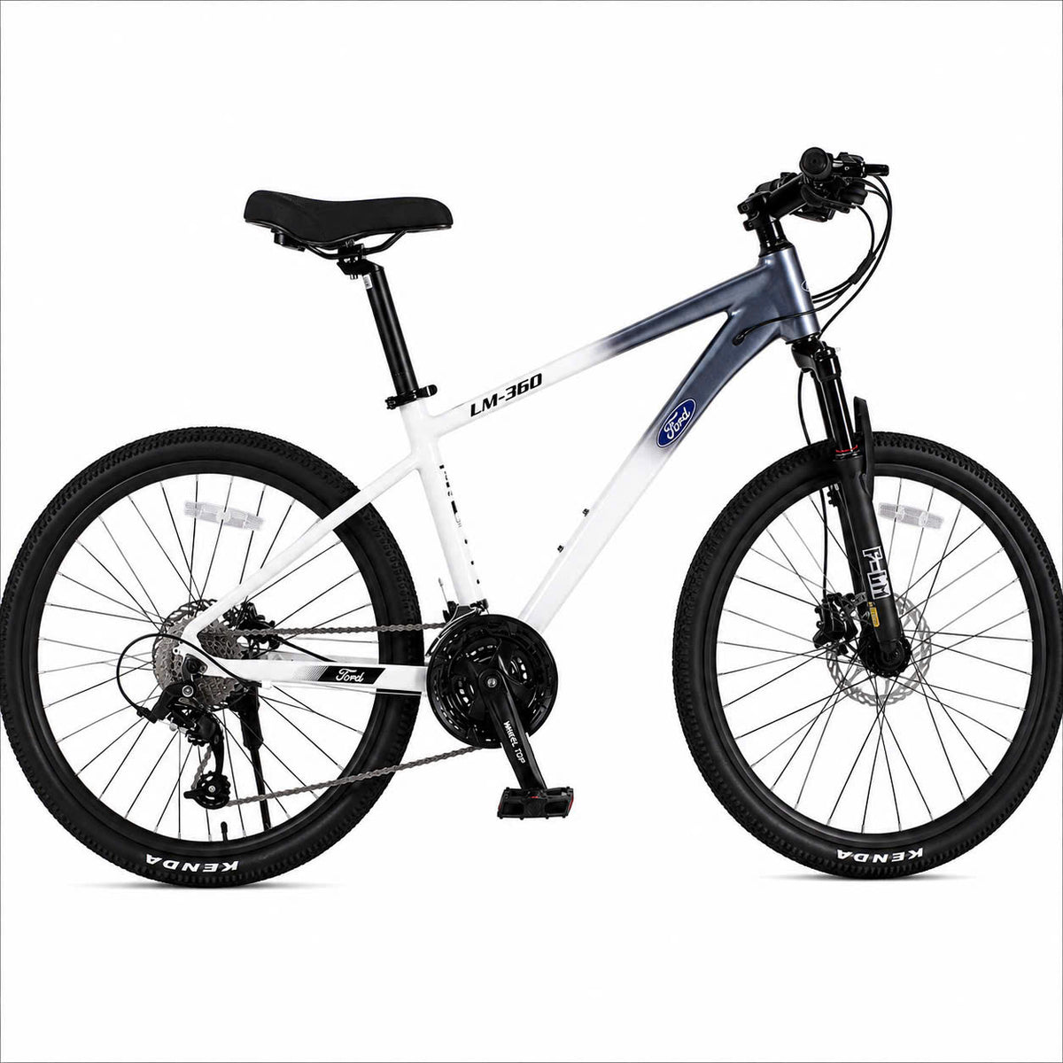Ford LM360 Mountain Bike – 27-Speed Microshift, Sizes 26/27.5"
