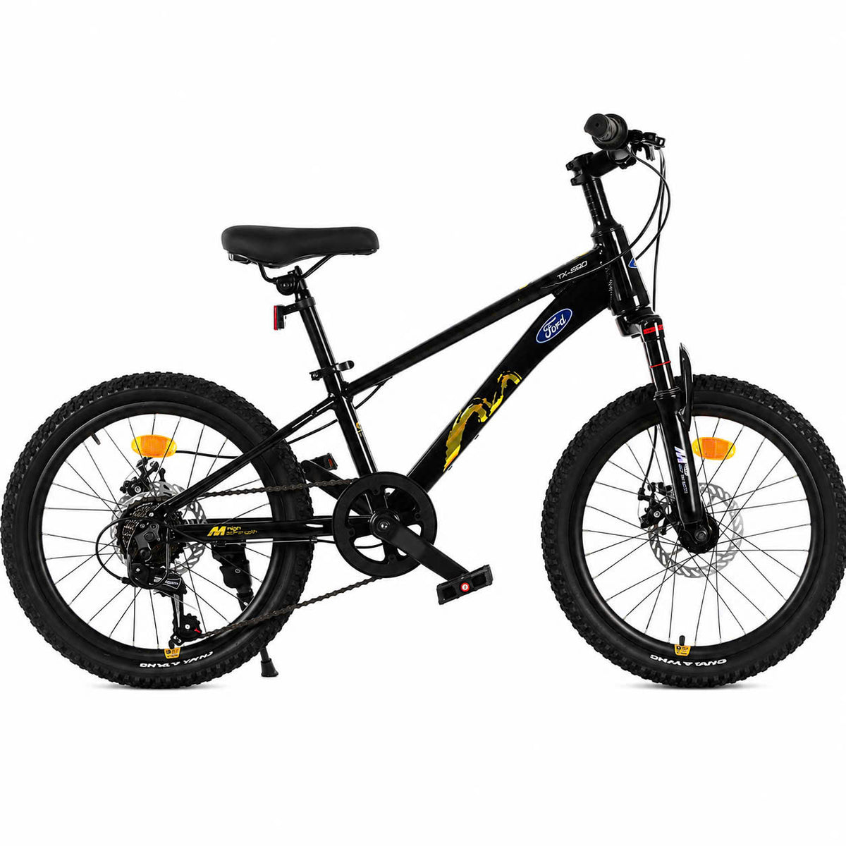 Ford TX550 Kids Mountain Bike – 7/21-Speed Shimano, Wheels 20"/22"/24"