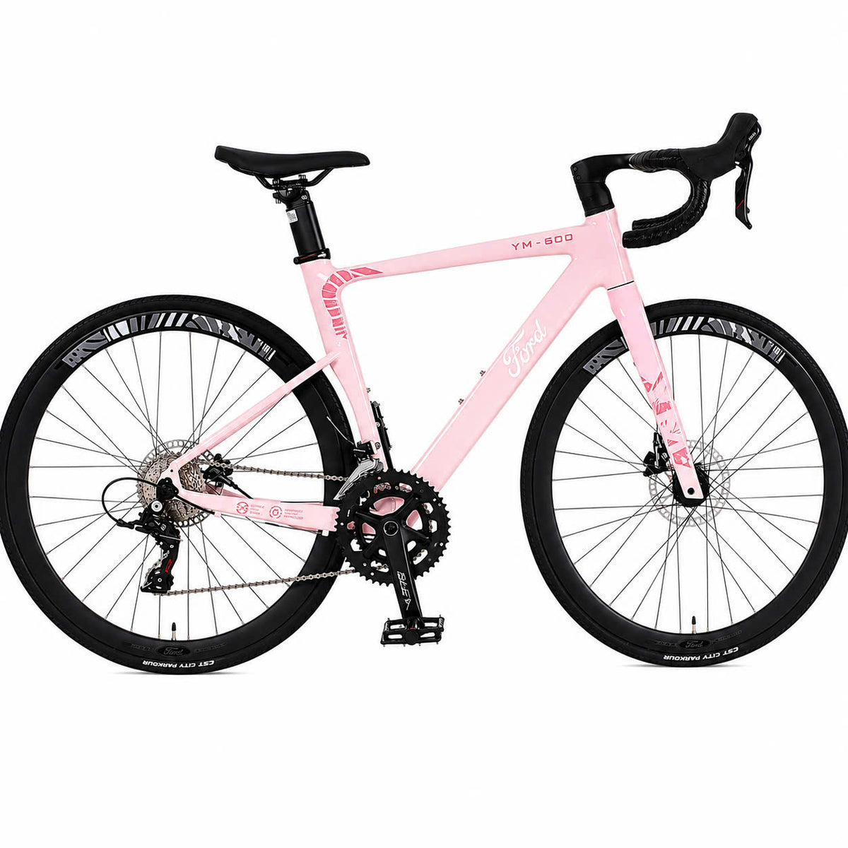 Ford YM600 Pro Road Bike – Shimano Tiagra 10/11-Speed, Carbon Fork, Sizes M/L