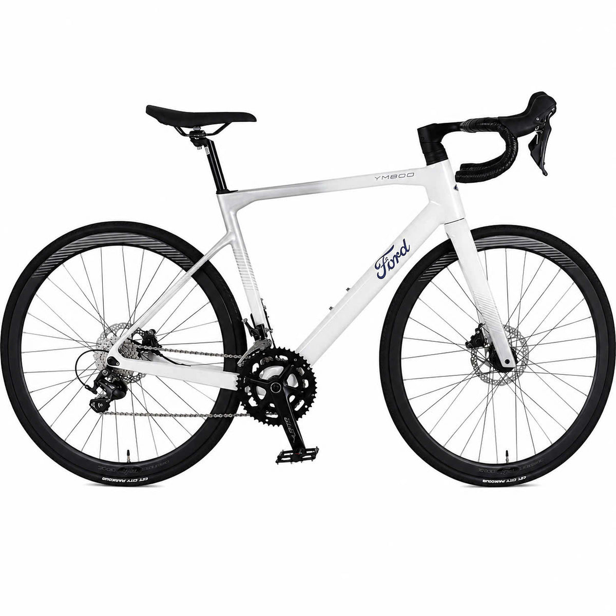 Ford YM800 Full Carbon Road Bike – Shimano 20/22-Speed Hydraulic, Sizes M/L