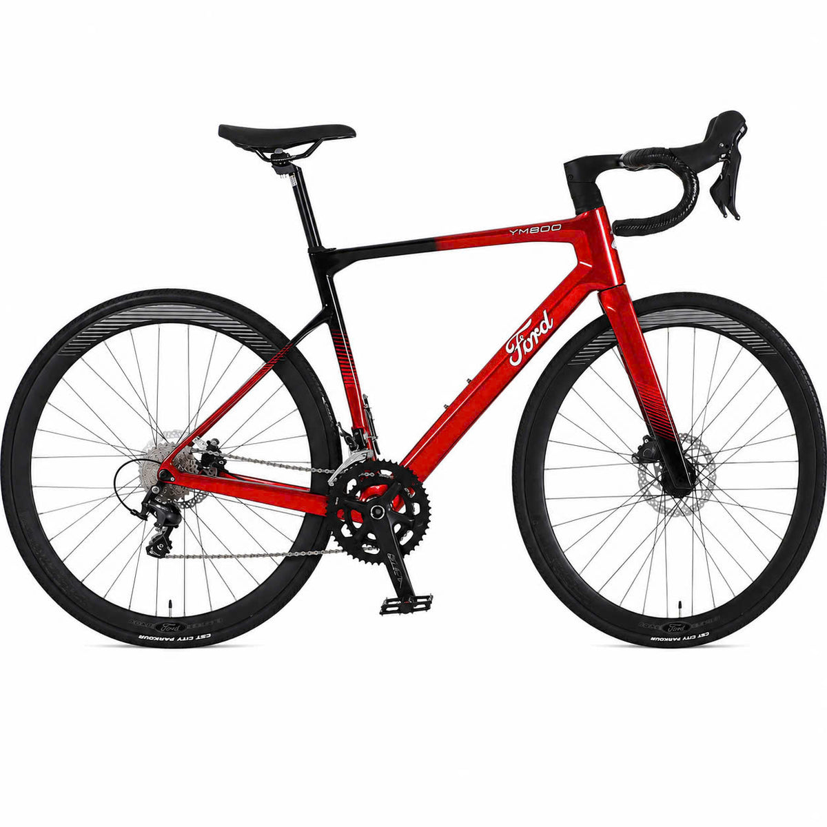 Ford YM800 Full Carbon Road Bike – Shimano 20/22-Speed Hydraulic, Sizes M/L