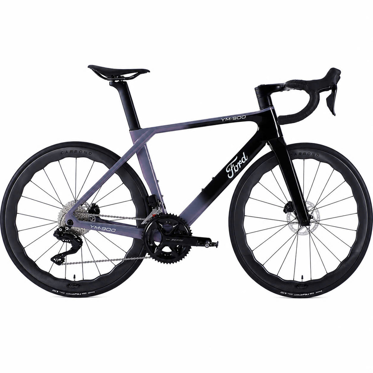 Ford YM900 Di2 Pro Carbon Road Bike – Shimano 105 R7170 Di2 24-Speed, Sizes S/M/L