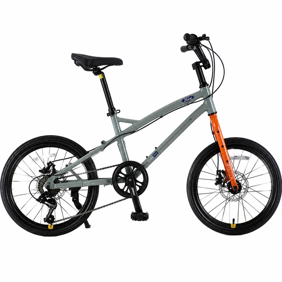 Ford YT300 Mini Velo Urban Bike – Shimano 7-Speed, 20 inch, Carbon Black