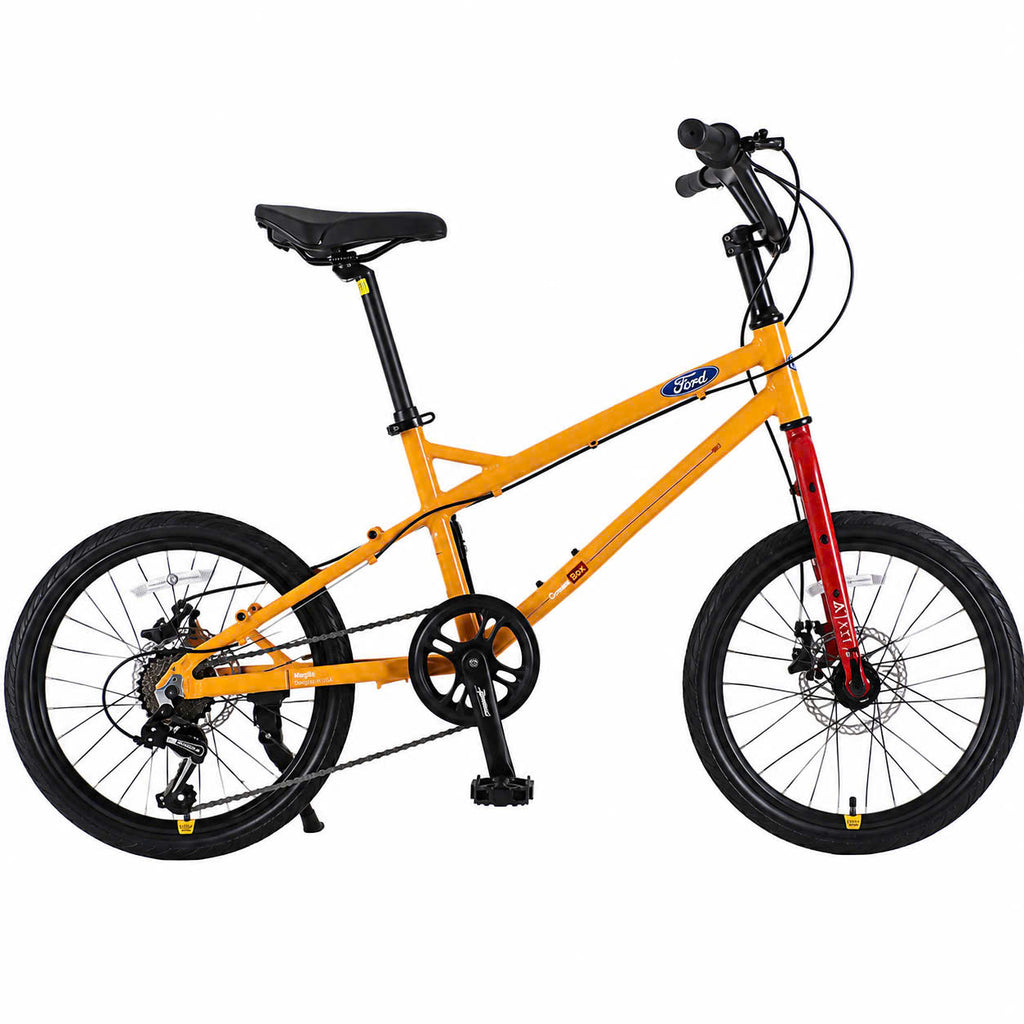 Ford YT300 Mini Velo Urban Bike – Shimano 7-Speed, 20 inch, Carbon Black